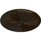 Ekena Millwork Leandros Ceiling Medallion (Fits Canopies up to 5"), 33 1/8"OD x 3 1/2"ID x 1 3/8"P, Bronze CM33LEBZS - alternate 2